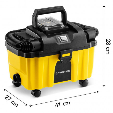 TROTEC TROTEC Nass-Trocken-Akkusauger VC 15-20V, 130,00 W, beutellos, Nass-/Trockenreinigung  Беспроводной пылесос TROTEC для влажной и сухой уборки VC 15-20В, 130.00 Вт, без мешка, влажная/сухая уборка