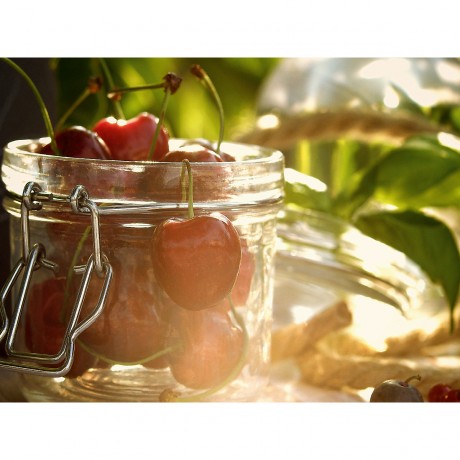 CALVENDO Puzzle CALVENDO Puzzle Gaumenfreude mit frischen Kirschen im Glas Пазл CALVENDO Puzzle Наслаждение вкусом со свежей вишней в стакане