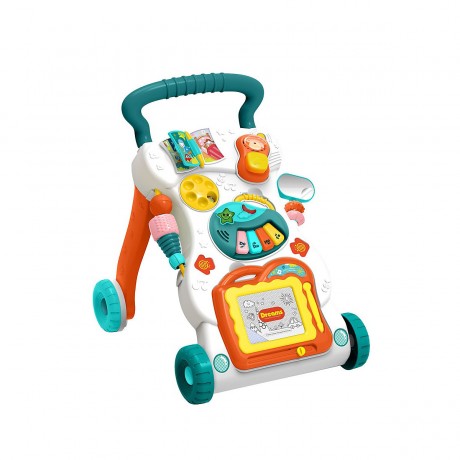 chipolino Musik-Laufwagen Piano Musikfunktion Zeichenbrett Lauflernwagen Music Walker Piano Music Функция Доска для рисования Walker