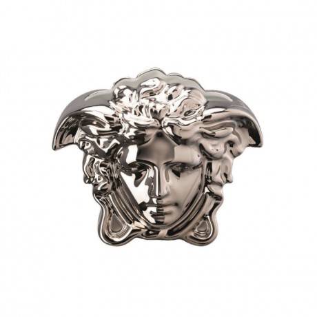 Rosenthal meets Versace Rosenthal Versace Medusa Grande Vase silver h: 15 cm Ваза Rosenthal Versace Medusa Grande, серебро, высота: 15 см