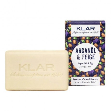 Klar Seifen Fester Conditioner Arganol & Feige 100g  Твердый кондиционер Арганол и инжир 100г