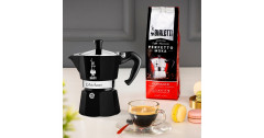 Bialetti Bialetti Moka Express, Espressomaschine schwarz, 1 Tasse  schwarz Bialetti Moka Express, кофемашина для эспрессо, черный, 1 чашка