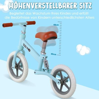 HOMCOM Kinder Laufrad mit Stossdampfer Детский беговел с амортизаторами
