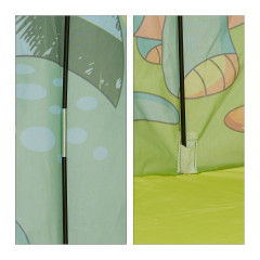 relaxdays Spielzelt Dinosaurier grun Зеленая игровая палатка с динозаврами