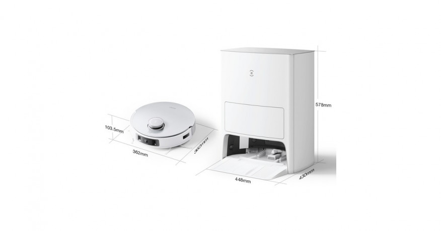 ECOVACS Ecovacs Deebot T20 OMNI, Saugroboter weiss, inkl. All-in-one OMNI Station  weiss Ecovacs Deebot T20 OMNI, робот-пылесос белый, включая универсальную станцию ??OMNI