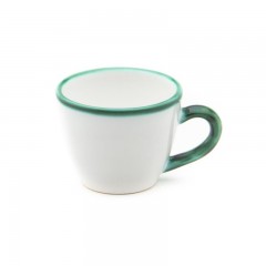 Gmundner Keramik Gmundner Keramik Gruner Rand Mokka-/Espresso-Obertasse Gourmet 0,06 L / h: 5,1 cm Gmundner Ceramics Green Rim Чашка для мокко/эспрессо Gourmet 0,06 л / высота: 5,1 см