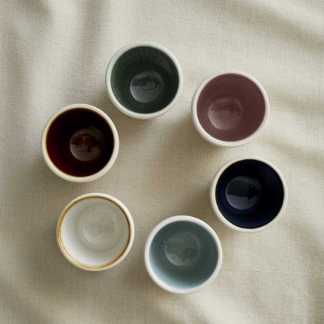 Bitz Bitz Gastro matte cream Espressotassen Set 6-tlg. 0,10 L / h: 6 cm / d: 5 cm Набор чашек для эспрессо с матовым кремом Bitz Gastro, 6 предм. 0,10 л/ч: 6 см/д: 5 см