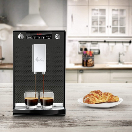 Melitta Melitta Kaffeevollautomat Caffeo Solo Kaffeevollautomat mit Vorbruhfunktion, 15 Bar LED-Display, Kaffeeautomat Cafemaschine Kaffeemaschine mi Mahlwerk Vollautomat Cafe  Полностью автоматическая кофемашина Melitta Caffeo Solo, полностью автоматичес