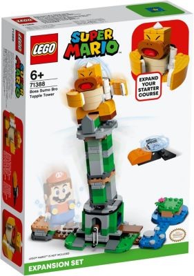 LEGO Super Mario 3er Set: 71388 Kippturm mit Sumo-Bruder-Boss - Erweiterungsset + 71389 Lakitus Wolkenwelt - Erweiterungsset + 30385 Superpilz Uberraschung ? Erweiterungsset - Polybag Набор Super Mario из 3 предметов: 71388 Наклоняющаяся башня с братом-бо