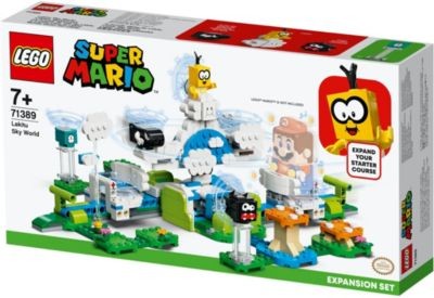 LEGO Super Mario 3er Set: 71388 Kippturm mit Sumo-Bruder-Boss - Erweiterungsset + 71389 Lakitus Wolkenwelt - Erweiterungsset + 30385 Superpilz Uberraschung ? Erweiterungsset - Polybag Набор Super Mario из 3 предметов: 71388 Наклоняющаяся башня с братом-бо
