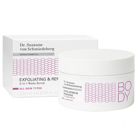 Dr. Susanne von Schmiedeberg EXFOLIATING & RENEWING 2-in-1 Body Scrub  ОТШЕЛУШИВАЮЩИЙ И ОБНОВЛЯЮЩИЙ Скраб для тела 2-в-1