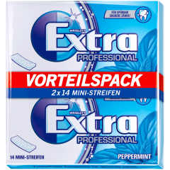 Wrigley&amp;#x27;s Extra Professional Peppermint Жевательная резинка со вкусом перечной мяты 2x14 шт.