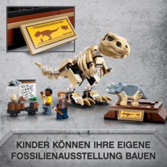 LEGO LEGO Jurassic World 76940 T. Rex-Skelett in der Fossilienausstellung LEGO Jurassic World 76940 Скелет тираннозавра на выставке окаменелостей
