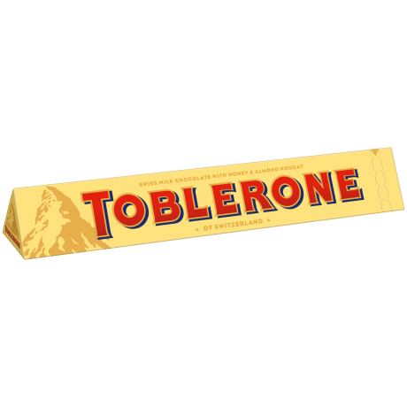 Toblerone Schoko-Riegel Швейцарский молочный шоколад с медом и миндальной нугой 100г