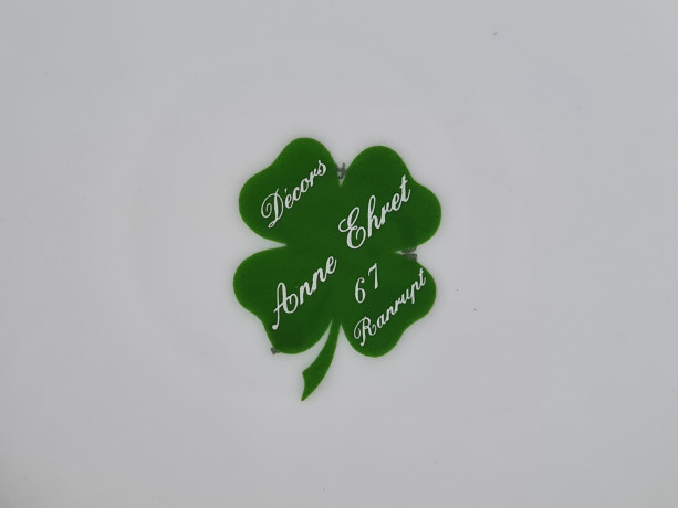 Кувшин винтажный Sarreguemines / Anne Ehret Ranrupt "Obernai", фарфор, Франция, 1967 год.