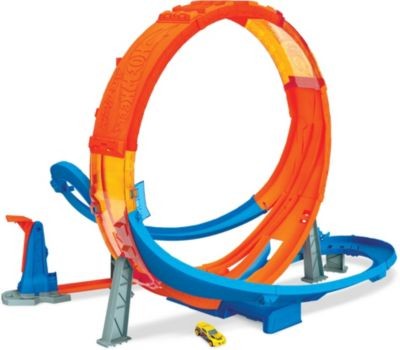 Mattel Hot Wheels Looping Crash Trackset inkl. 1 Spielzeugauto Набор гоночных треков Hot Wheels Looping Crash, включающий 1 игрушечную машинку