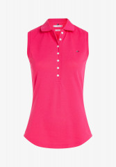 Tommy Hilfiger SLIM COLLAR DETAIL NS Polo shirt bright cerise pink SLIM COLLAR DETAIL NS Рубашка поло ярко-вишнево-розовый