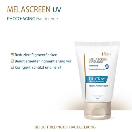 Ducray MELASCREEN Photoaging Handcreme LSF 50+  MELASCREEN Крем для рук против фотостарения SPF 50+