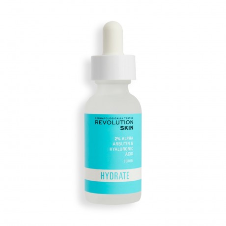 Revolution Skincare Hydrating 2% Alpha Arbutin & Hyaluronic Acid Serum  Увлажняющая сыворотка с 2% альфа-арбутином и гиалуроновой кислотой