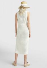Tommy Hilfiger BLEND TANK MIDI Day dress ecru BLEND TANK МИДИ Повседневное платье экрю