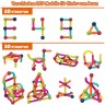 COSTWAY Puzzlespielzeug 88 Stk. Magnetkugeln  Stabe Игрушка-пазл 88 шт.