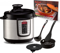 Tefal Tefal Multikocher elektrischer, 1200 W, 6,00 l Schussel, Tefal Multikocher CY505Er, elektrischer Schnellkochtopf, 6 l Schussel  Мультиварка Tefal электрическая, 1200 Вт, чаша 6,00 л, Мультиварка Tefal CY505Er, скороварка электричская, чаша 6 л