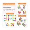 Debuy Magnetischer Zauberstab Magnetische Bausteine 88 pcs Магнитная палочка Магнитные строительные блоки 88 шт.