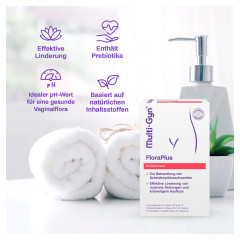 Multi-Gyn FloraPlus 5x5ml 2 stk Вагинальный гель для интимной гигиены, с аппликатором, средство при молочнице, устраняет зуд и раздражение, Германия, 5шт х 5 мл х 2 упаковки