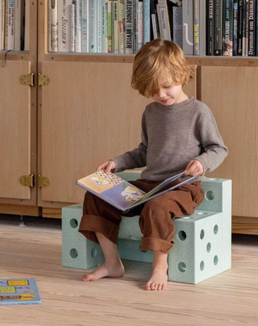 MODU Explorer Set 20st Мягкий конструктор 20 деталей, 15 моделей, безопасная развивающая игрушка для детей 0 6 лет из EPP, океанская мята/лесная зелень