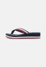 Tommy Hilfiger ESSENTIAL CORP MID T-bar sandals dark blue ESSENTIAL CORP MID Сандалии с Т-образной перемычкой темно-синий