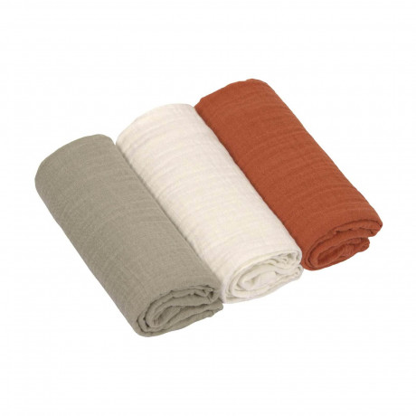 LASSIG Little Forest Mulltucher 9er Set  Марлевые салфетки Little Forest, набор из 9 шт.