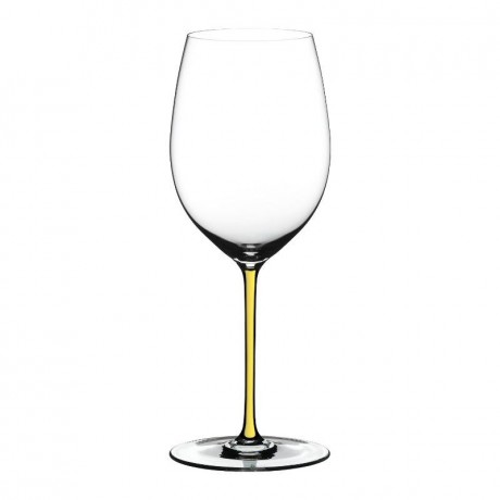 Riedel Riedel Fatto a Mano - gelb Cabernet / Merlot Glas 625 ccm / h: 25 cm Riedel Fatto a Mano - желтое стекло Каберне / Мерло 625 см3 / высота: 25 см