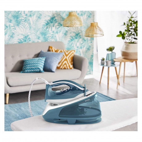 Tefal Tefal Dampfbugelstation SV6131, Kraftvoller Dampfstoss, 5,8 Bar Pumpendruck Паровая гладильная станция Tefal SV6131, мощный паровой удар, давление помпы 5,8 бар.