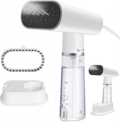 EUGAD EUGAD Dampfburste, 1000 W, Dampfglatter Steamer mit Dampfburste 150 ml  Паровая щетка EUGAD, 1000 Вт, отпариватель с паровой щеткой 150 мл