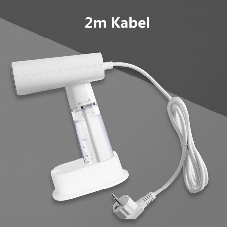 EUGAD EUGAD Dampfburste, 1000 W, Dampfglatter Steamer mit Dampfburste 150 ml  Паровая щетка EUGAD, 1000 Вт, отпариватель с паровой щеткой 150 мл