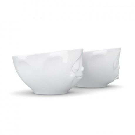 Fiftyeight Products TV Tassen Schalchen Set 2-tlg. - glucklich & och bitte 0,20 L Набор подставок для телевизора 2 шт. - Happy & Please 0,20 л