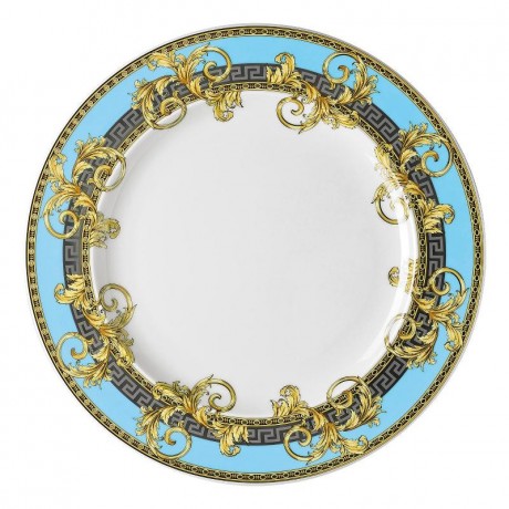 Rosenthal meets Versace Rosenthal Versace Prestige Gala Le Bleu Speiseteller 27 cm Обеденная тарелка Rosenthal Versace Prestige Gala Le Bleu 27 см
