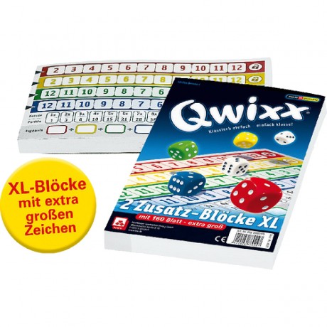 Nurnberger Spielkarten Qwixx XL Qwixx XL