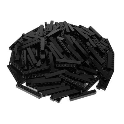 LEGO LEGO 1x8 Steine Schwarz - 50 Stueck - Black bricks 3008 LEGO 1x8 кирпичи черные - 50 штук - Черные кирпичи 3008