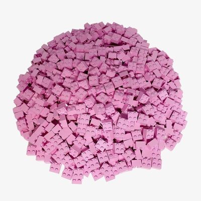 LEGO LEGO 2x2 Steine hellrosa - 250 Stuck - light pink 3003 Кубики LEGO 2x2 светло-розовые - 250 штук - светло-розовые 3003