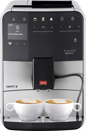 Melitta Melitta Kaffeevollautomat Barista T Smart F831-101, 4 Benutzerprofile18 Kaffeerezepte, nach italienischem Originalrezept  Полностью автоматическая кофемашина Melitta Barista T Smart F831-101, 4 профиля пользователя, 18 рецептов кофе, на основе ори