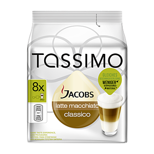 Jacobs Tassimo Кофе Латте Макиато Классический, капсулы 264г