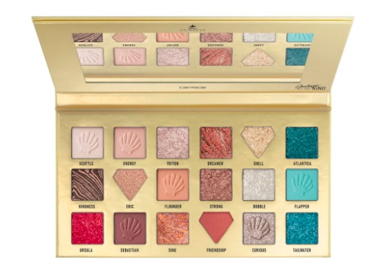 Catrice Disney Eyeshadow Palette Princess Ariel, Катрис Принцессы Диснея Паллетка теней Ариэль, Лимитированная коллекция, Германия