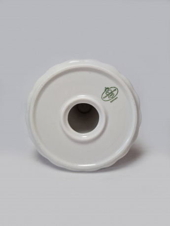 Tirschenreuth Белый фарфоровый подсвечник, 11смx 10,5см, Германия, 1970-80гг.