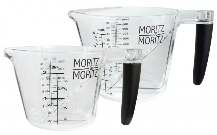 Moritz & Moritz Moritz & Moritz Messbecher Set  klar Набор мерных стаканчиков Moritz &amp; Moritz