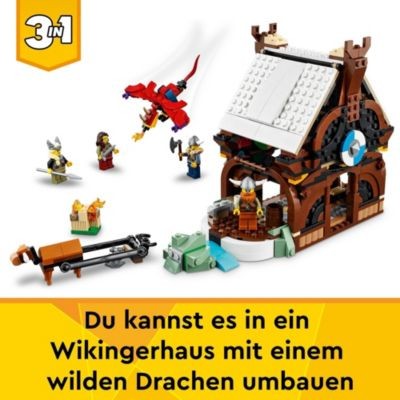 LEGO LEGO Creator 31132 Wikingerschiff mit Midgardschlange LEGO Creator 31132 Корабль викингов со змеем Мидгарда