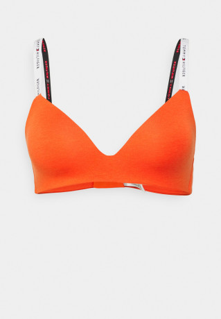 Tommy Hilfiger LIGHTLY Triangle bra deep orange LIGHTLY Бюстгальтер с треугольными чашечками темно-оранжевый