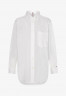 Tommy Hilfiger OVERSIZED Button-down blouse th optic white OVERSIZED Блузка на пуговицах й оптический белый