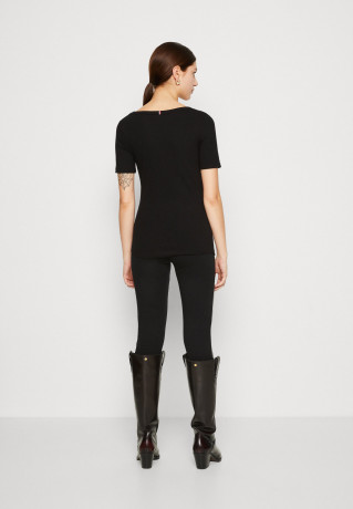 Tommy Hilfiger SLIM Basic T-shirt black SLIM Базовая футболка черный