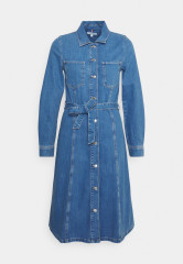 Tommy Hilfiger DRESS KNEE Denim dress aura ПЛАТЬЕ КОЛЕНО Джинсовое платье аура